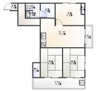 石垣市　新川　3DK　石垣島アパート